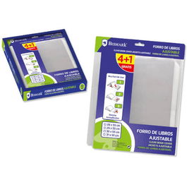 Bismark Pack 4+1 Forralibros Ajustable Transparente 30 x 55 cm 326267