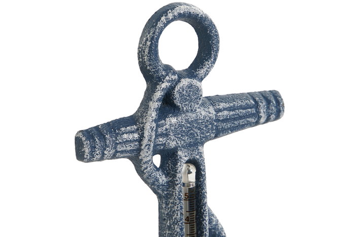 DKD Home Decor Termometro Azul Hierro Colado Cristal 14 x 1 x 19 cm DKD Home Decor Termometro Azul Hierro Colado Cristal 14 x 1 x 19 cm