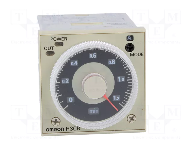 OMRON H3CR-A24AC/DC Relé de tiempo DPDT 250VAC/5A 24÷48VAC