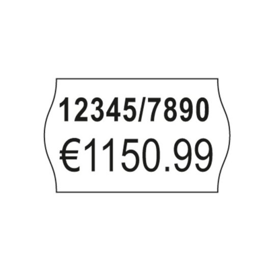 AVERY-DENNISON Etiquetas de Precios Adhesivo Permanente 26x16 mm Blanco Rollo 1.200 uds.