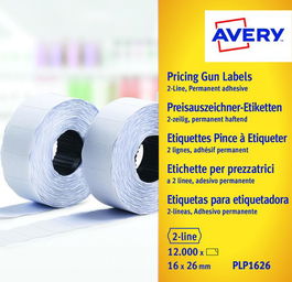 Etiquetas De Precios Avery Adh.Permanente 26X16 Mm Blanco Rollo 1.200 Uds.