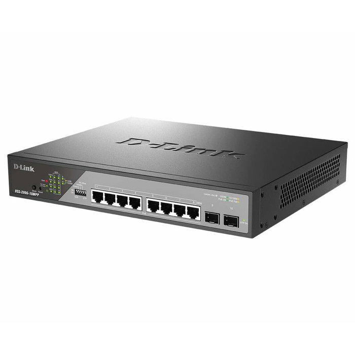 D-Link DSS-200G-10MPP/E Switch Inteligente Gigabit PoE D-Link DSS-200G-10MPP/E Switch Inteligente Gigabit PoE