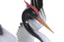 DKD Home Decor Figura de Metal Garza Blanco y Negro