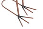 DKD Home Decor Figura de Metal Garza Blanco y Negro