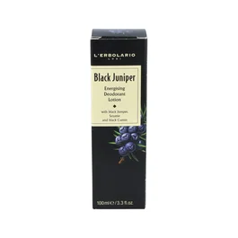 L'Erbolario Desodorante Enebro Negro 100Ml. Spray Dinamizador Sin Gas Con Notas Amaderadas Y Cítricas