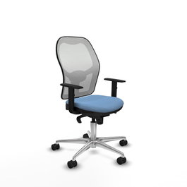 PIQUERAS Y CRESPO Silla de oficina Jorquera Azul cielo y Blanco