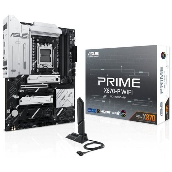 ASUS Prime X870-P WIFI ATX AMD AM5 DDR5 Wi-Fi 7 ASUS Prime X870-P WIFI ATX AMD AM5 DDR5 Wi-Fi 7