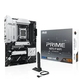 Asus Prime X870-P WiFi 90MB1IS0-M0EAY0 - Placa Base AMD X870 Socket AM5 ATX para Ryzen 9000/8000/7000, DDR5, PCIe 5.0, WiFi 7, 4x M.2, 2.5Gb LAN
