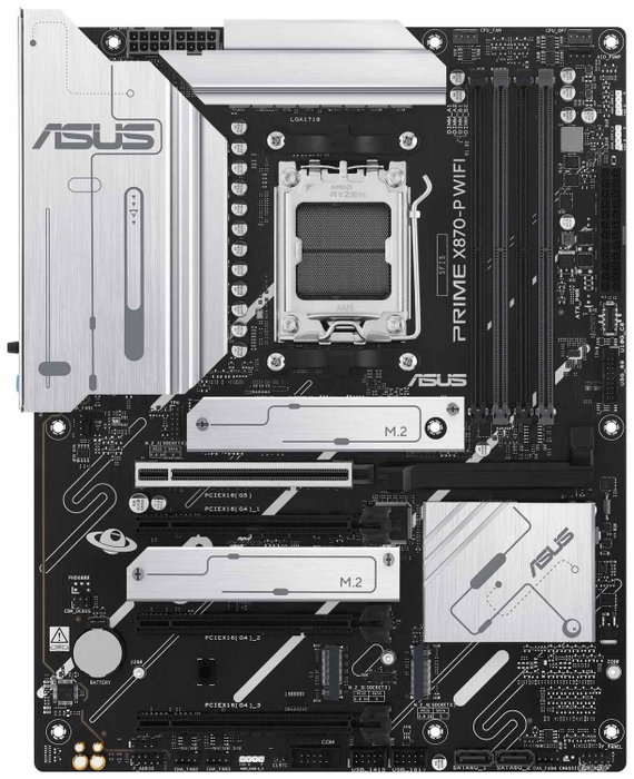 ASUS Prime X870-P WIFI ATX AMD AM5 DDR5 Wi-Fi 7 ASUS Prime X870-P WIFI ATX AMD AM5 DDR5 Wi-Fi 7