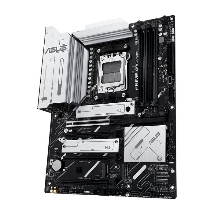 ASUS X870-P WiFi ATX Placa Base para AMD AM5 Ryzen 7000 8000 9000 DDR5 Wi-Fi 7 Bluetooth 5.4