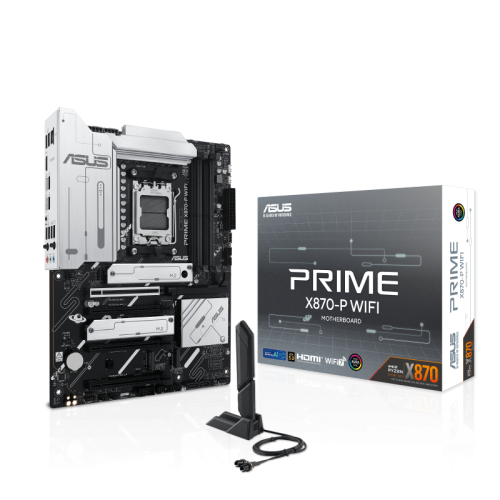 ASUS Prime X870-P WIFI ATX AMD AM5 DDR5 Wi-Fi 7 ASUS Prime X870-P WIFI ATX AMD AM5 DDR5 Wi-Fi 7