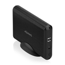 Aisens Caja Externa para Disco Duro de 3,5 Pulgadas ASE-3533B USB 3.1