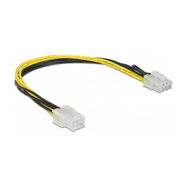DeLOCK Cable de alimentación PCI Express 6 pin hembra a 8 pin macho 30 cm