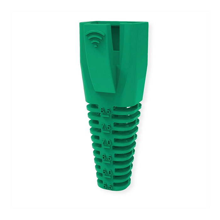 ROLINE Pack de 10 protectores contra pliegues para RJ-45, verde ROLINE Pack de 10 protectores contra pliegues para RJ-45, verde