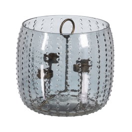 Ixia Portavelas Decorativo Gris Cristal 23 x 23 x 20 cm