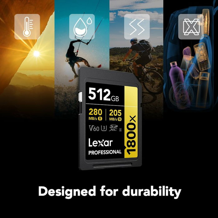 Lexar Professional 1800x 512 GB SDXC UHS-II