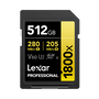 Lexar Professional 1800x 512 GB SDXC UHS-II