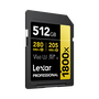 Lexar Professional 1800x 512 GB SDXC UHS-II