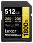 Lexar Professional 1800x 512 GB SDXC UHS-II