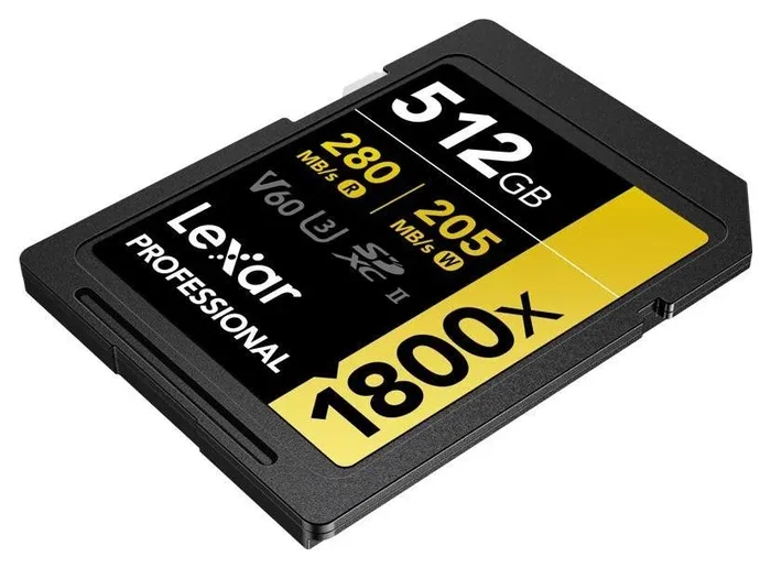 Lexar Professional 1800x 512 GB SDXC UHS-II