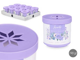 Acorde Ambientador de Gel 190 g Lavanda 8x8x8 cm (Set de 24)