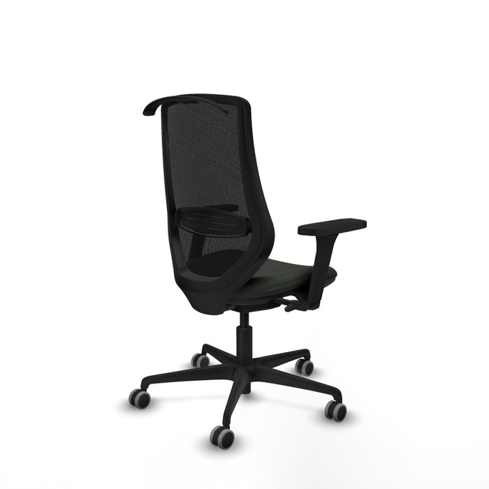 PIQUERAS Y CRESPO Silla de oficina Mardos Negro con Mecanismo Sincro/Traslack
