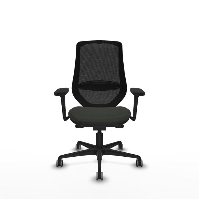 PIQUERAS Y CRESPO Silla de oficina Mardos Negro con Mecanismo Sincro/Traslack
