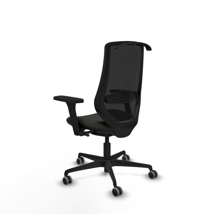 PIQUERAS Y CRESPO Silla de oficina Mardos Negro con Mecanismo Sincro/Traslack