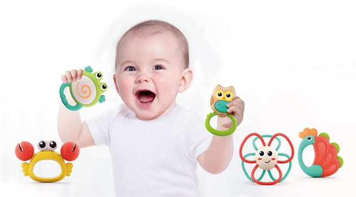 Hola Sonajero infantil Animales Modelos surtidos