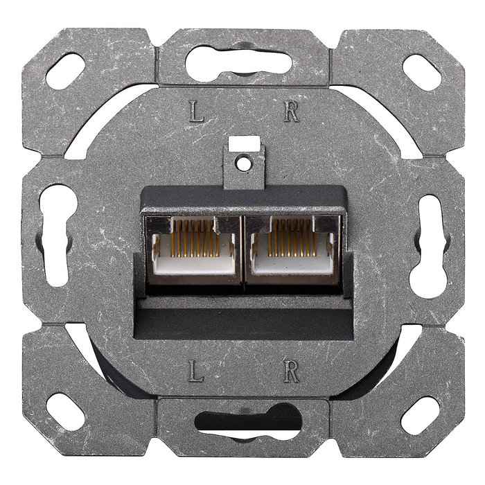 Digitus DN-9002-N Toma de pared Cat5e 2xRJ45 apantallada Blanco Digitus DN-9002-N Toma de pared Cat5e 2xRJ45 apantallada Blanco