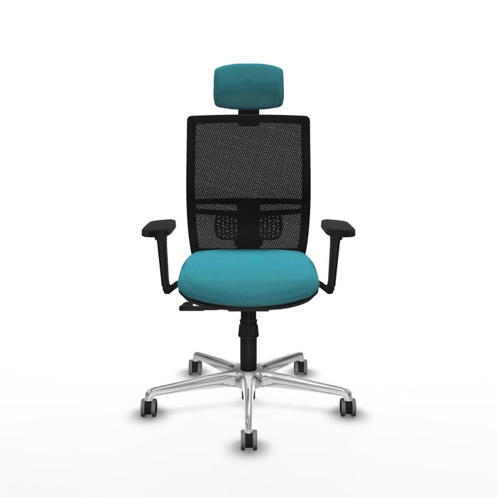 PIQUERAS Y CRESPO Silla de oficina Yunquera Turquesa y Negro PIQUERAS Y CRESPO Silla de oficina Yunquera Turquesa y Negro