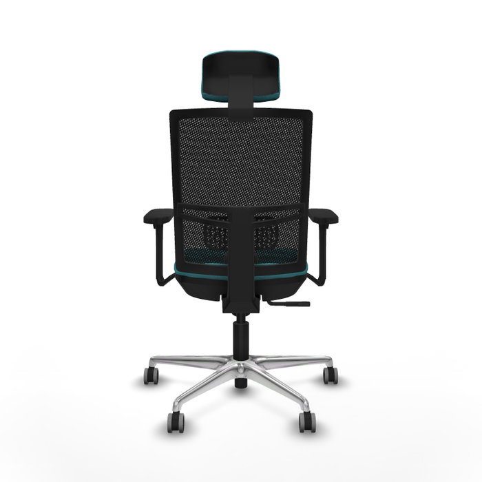 PIQUERAS Y CRESPO Silla de oficina Yunquera Turquesa y Negro PIQUERAS Y CRESPO Silla de oficina Yunquera Turquesa y Negro