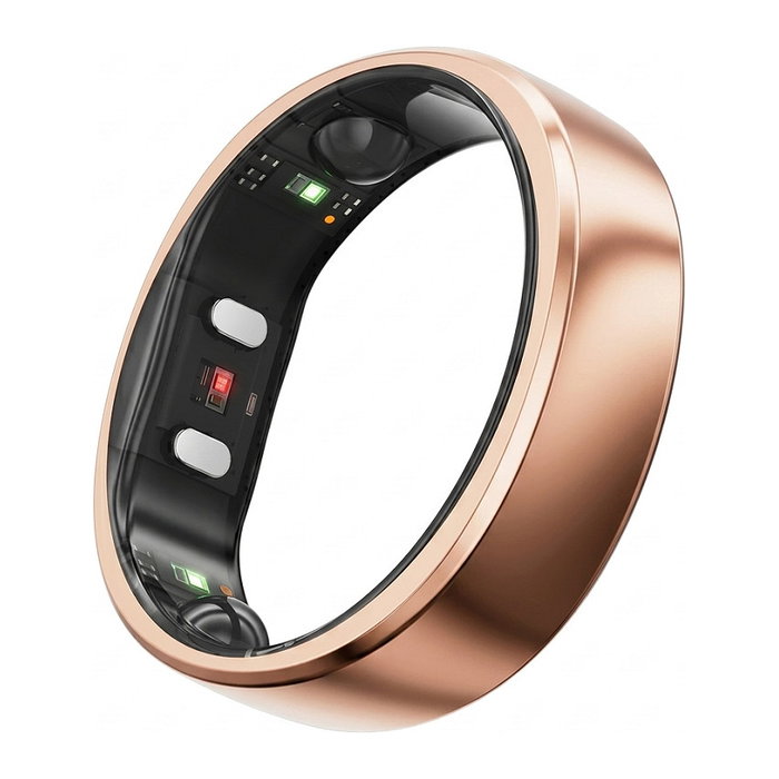RingConn Gen2 Smart Ring Rosa Oro Talla 13 Rastreador Actividad IP68 RingConn Gen2 Smart Ring Rosa Oro Talla 13 Rastreador Actividad IP68