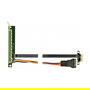 DeLOCK Riser Card PCI Express x1 to x16 con Cable Flexible de 80 cm, Interno, SATA, PCIe, Negro y Verde, 0.8 m