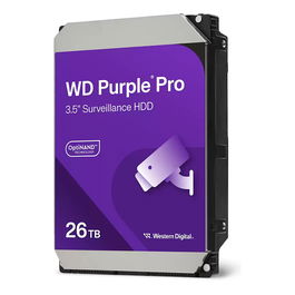 Western Digital WD Purple Pro WD260PURP 26TB 7200 RPM 3.5" Unidad de Disco Duro para Sistemas de Vigilancia