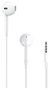 Apple EarPods con mando y micrófono, conector 3,5 mm, Blanco