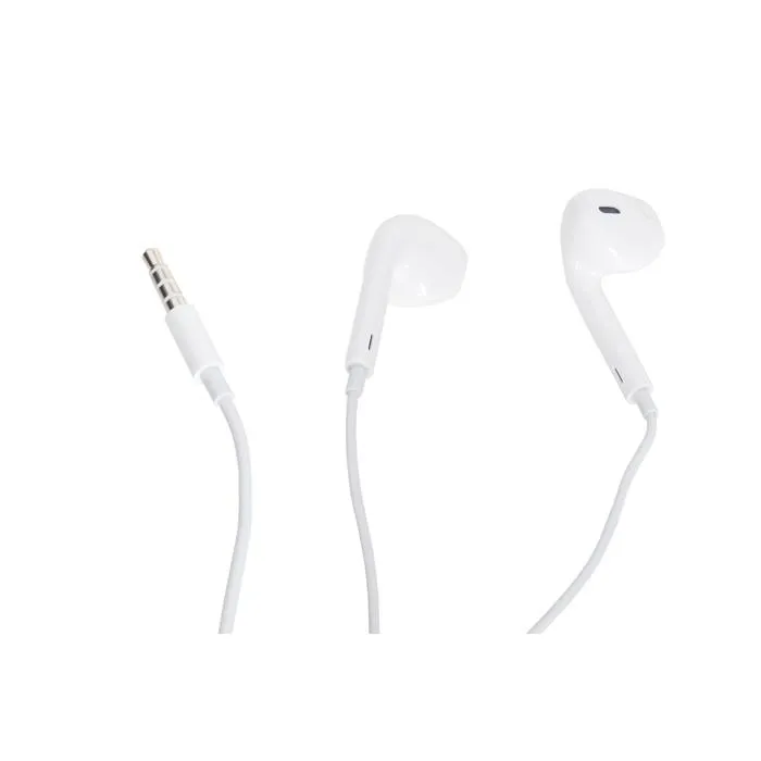 Apple EarPods con mando y micrófono, conector 3,5 mm, Blanco