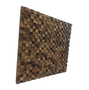 DKD Home Decor Decoración de pared Mango Natural 90x90x4,5 cm