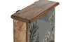 DKD Home Decor Guardallaves Alpino Mushrooms 24 Azul Natural 7.5 x 28 x 18 cm