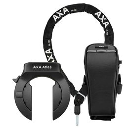 Axa Kit Candado Cuadro Axa Cadena Plug-in ULC 130cm Bolsa Sillín 2kg