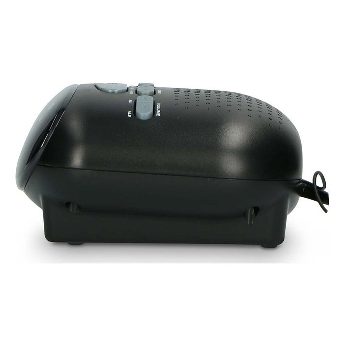 Lenco ICR-210 Radio Reloj Despertador FM Uhrenradio Negro