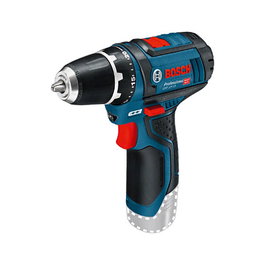 Bosch Professional GSR 10.8-2-LI Taladro Atornillador 12V, 2 Velocidades hasta 1300 RPM, Capacidad Perforación Madera 19 mm y Acero 10 mm, Negro/Azul