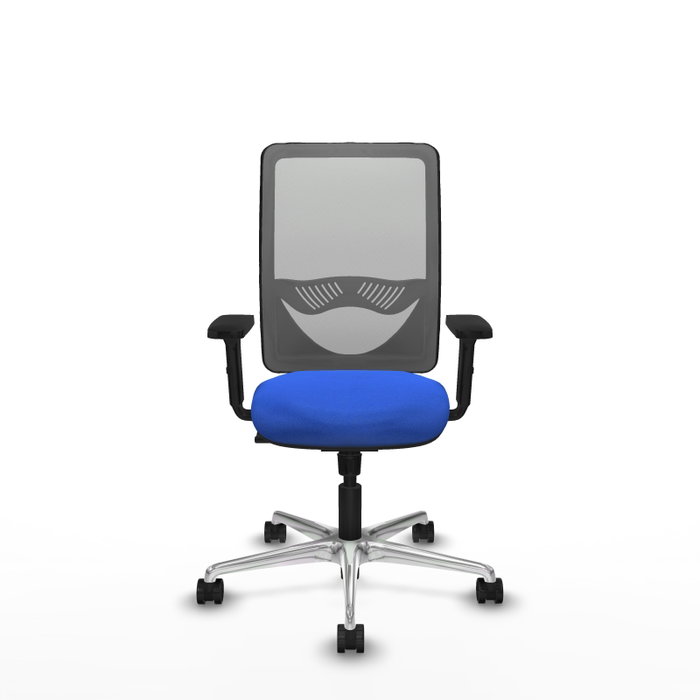 PIQUERAS Y CRESPO Silla de oficina Zulema con mecanismo Sincro, Azul y Gris PIQUERAS Y CRESPO Silla de oficina Zulema con mecanismo Sincro, Azul y Gris