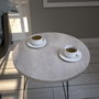 Hanah Home Mesa Auxiliar Sea Oak, Tablero de Partículas Recubierto de Melamina, Roble Marino, 40x44x40 cm