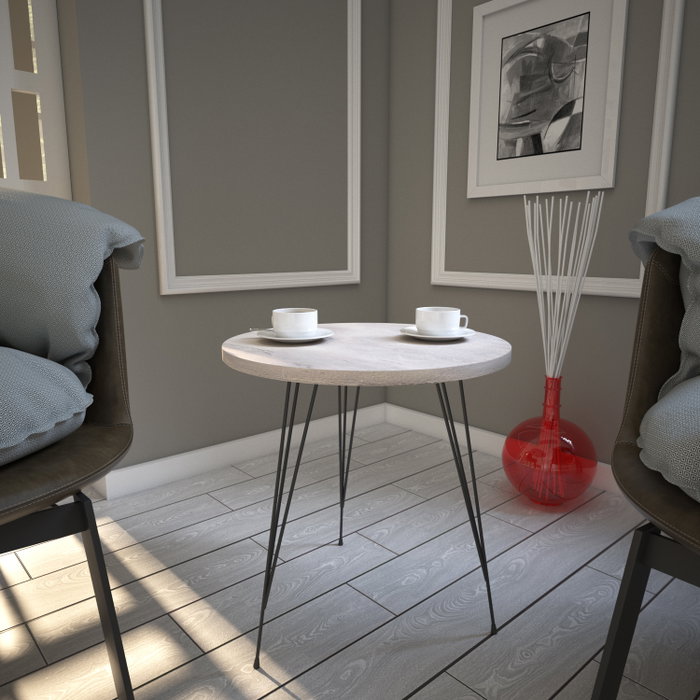 Hanah Home Mesa Auxiliar Sea Oak, Tablero de Partículas Recubierto de Melamina, Roble Marino, 40x44x40 cm Hanah Home Mesa Auxiliar Sea Oak, Tablero de Partículas Recubierto de Melamina, Roble Marino, 40x44x40 cm
