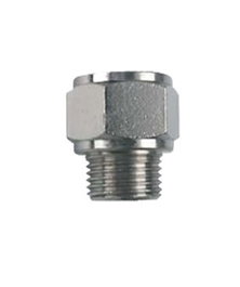 Racor con rosca exterior de gas H1/4-M1/8 REF=118