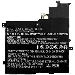 CoreParts Batería para Portátil Asus 38.50Wh Li-ion 7.7V 5000mAh | Alta Calidad, 12 Meses de Garantía, Larga Durabilidad