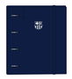 Carpeta de anillas F.C. Barcelona Granate Azul marino 27 X 32 X 4 cm