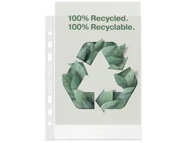 Esselte 627495 Caja 100 Fundas Polipropileno Multitaladro Reforzada Piel A5 Recycle 70 Micras