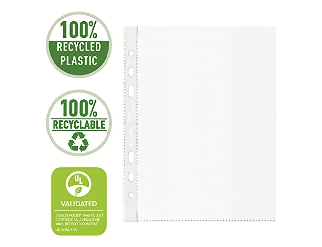 Esselte Funda multitaladro Din A4+ de polipropileno reciclado